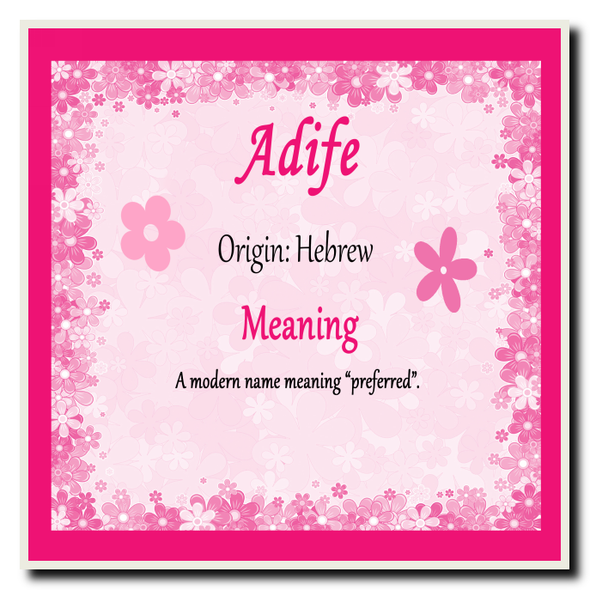 Adife Name Meaning Coaster