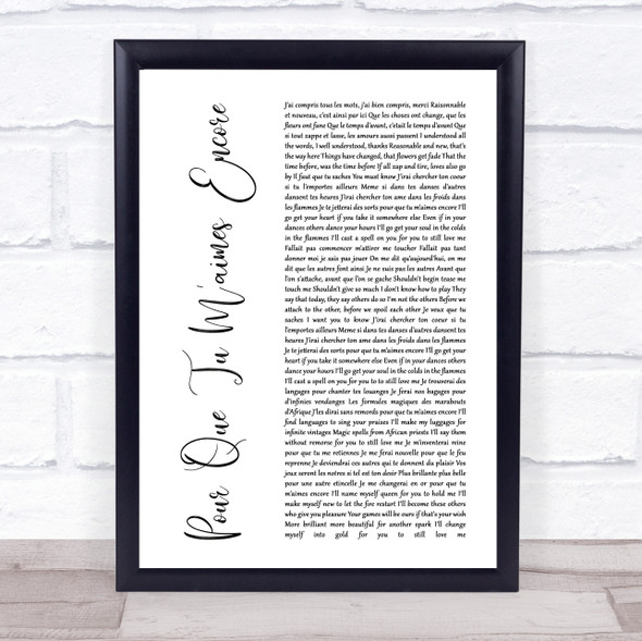 Cher You Haven't Seen The Last Of Me White Script Song Lyric Music Gift Poster Print