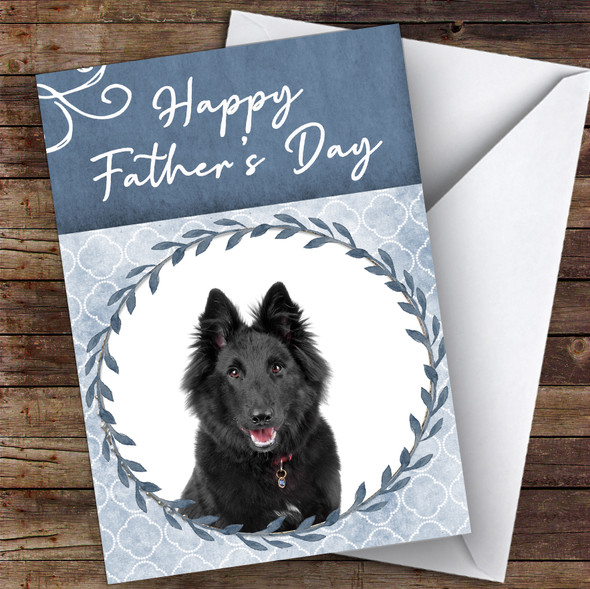 Belgian Shepherd Sheepdog Dog Traditional Animal Customised Father's Day Card