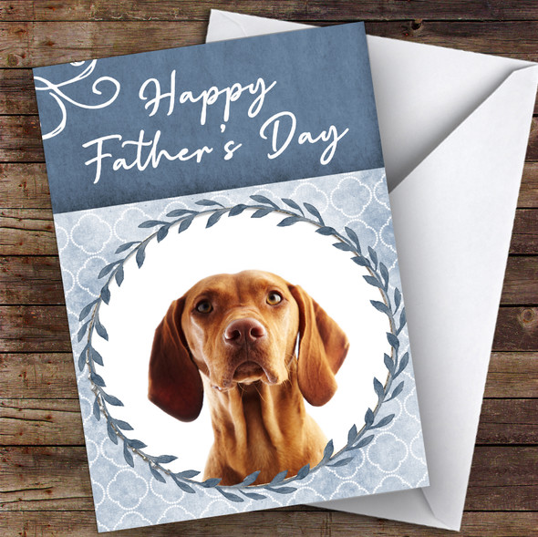 Hungarian Vizsla Pointer Dog Traditional Animal Customised Father's Day Card