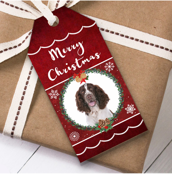 English Springer Spaniel Dog Christmas Gift Tags