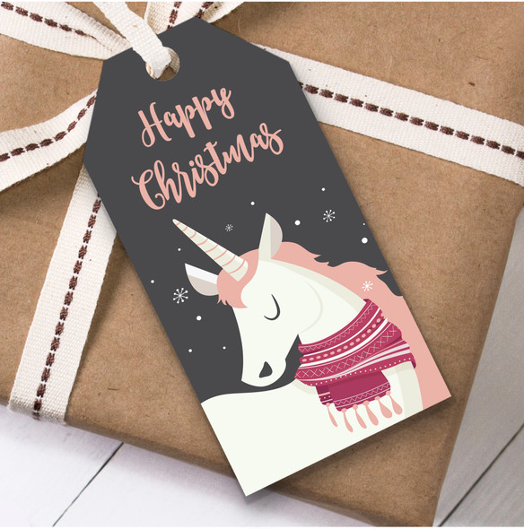 Modern Unicorn Christmas Gift Tags