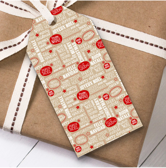 Feliz Navidad Christmas Gift Tags