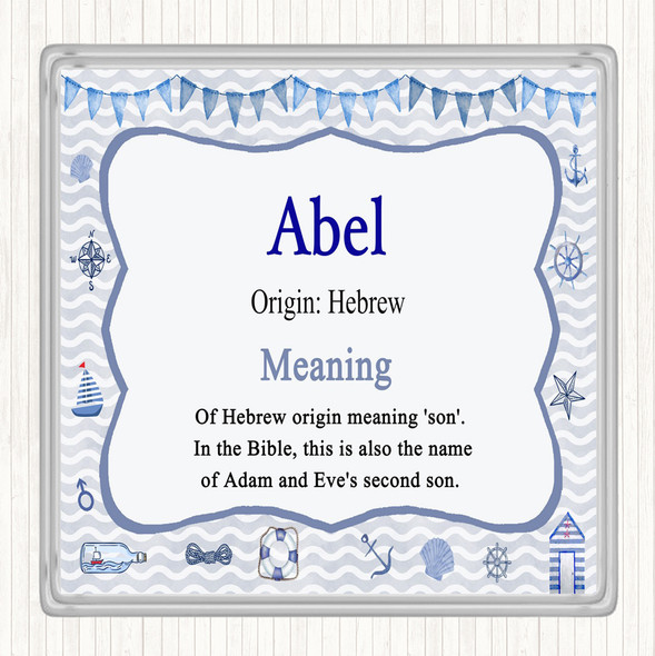 Abel Name Meaning Coaster Nautical