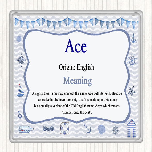 Ace Name Meaning Coaster Nautical
