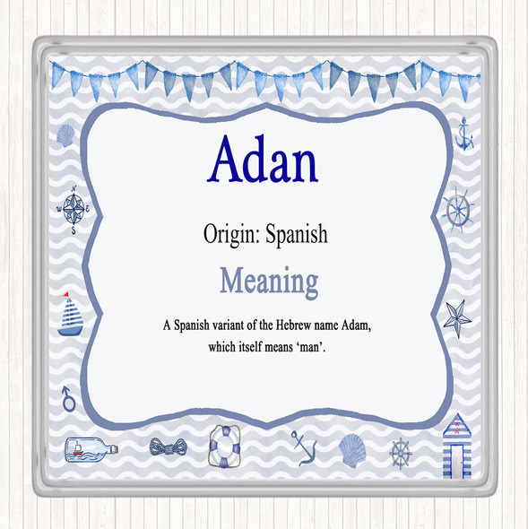 Adan Name Meaning Coaster Nautical
