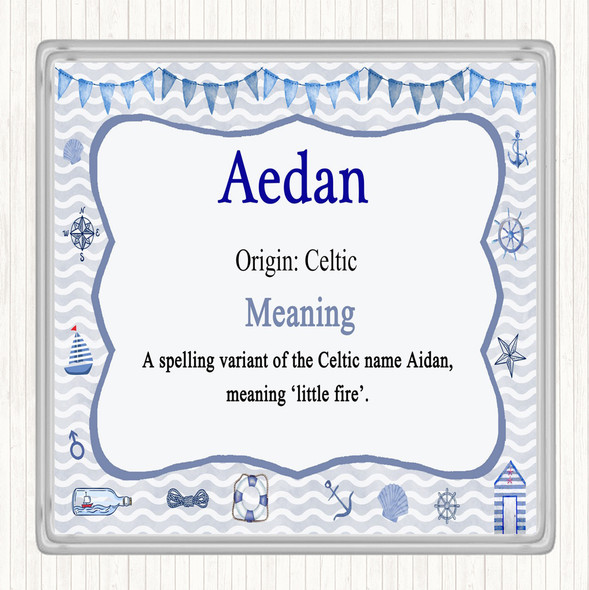 Aedan Name Meaning Coaster Nautical