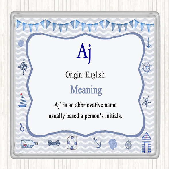 Aj Name Meaning Coaster Nautical