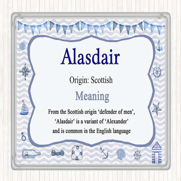 Alasdair Name Meaning Coaster Nautical
