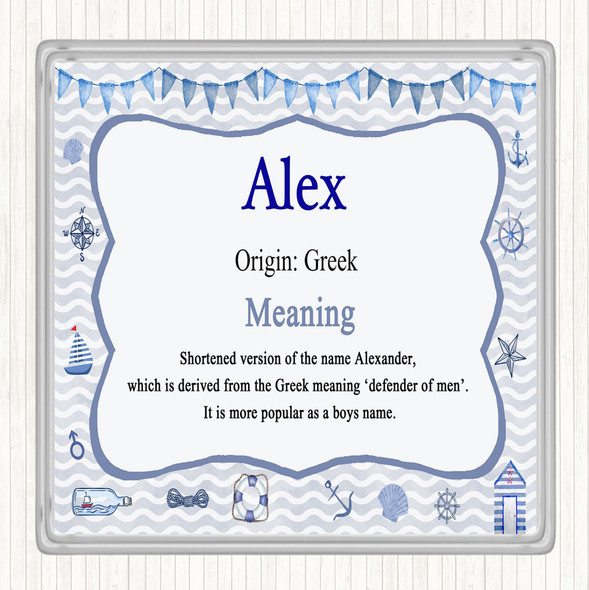 Alex Name Meaning Coaster Nautical