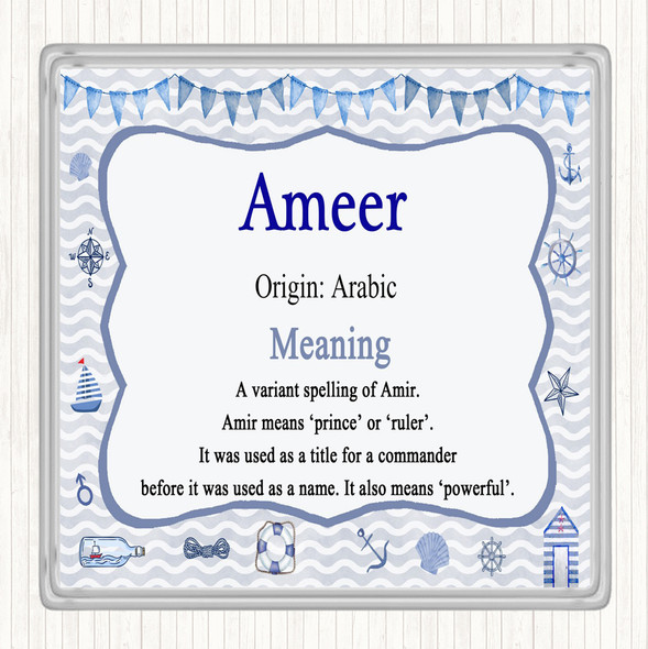 Ameer Name Meaning Coaster Nautical