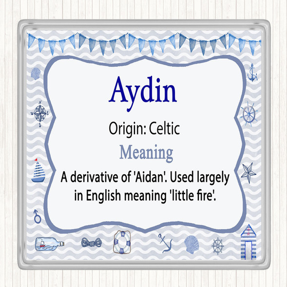 Aydin Name Meaning Coaster Nautical