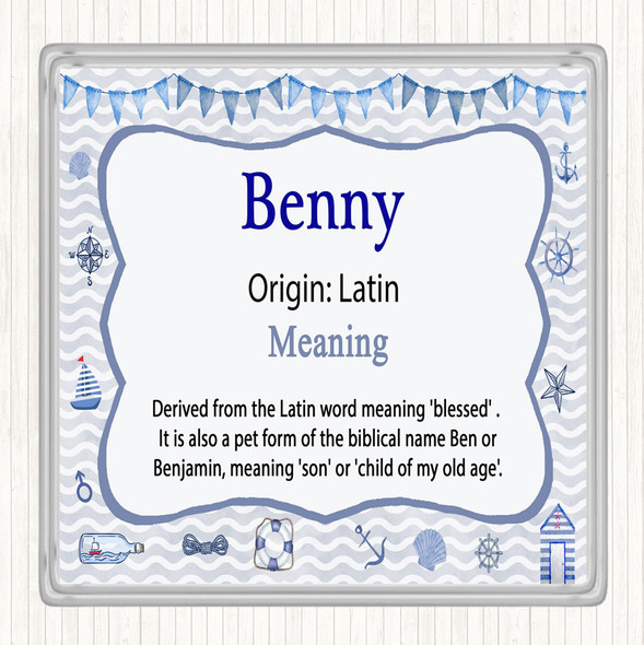 Benny Name Meaning Coaster Nautical