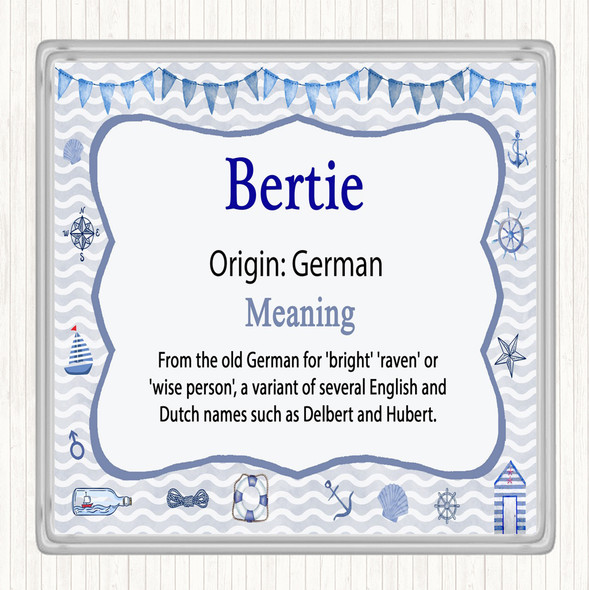 Bertie Name Meaning Coaster Nautical