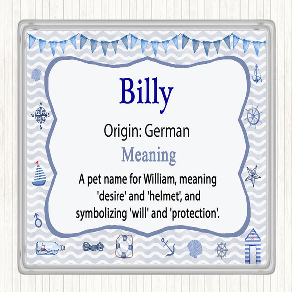 Billy Name Meaning Coaster Nautical