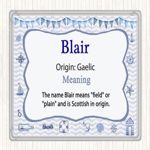 Blair Name Meaning Coaster Nautical