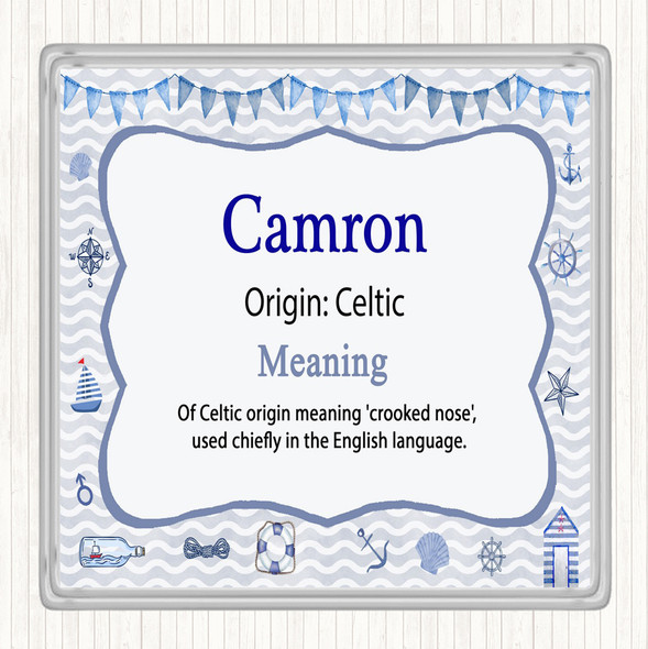 Camron Name Meaning Coaster Nautical