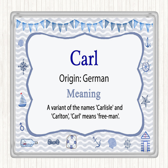 Carl Name Meaning Coaster Nautical