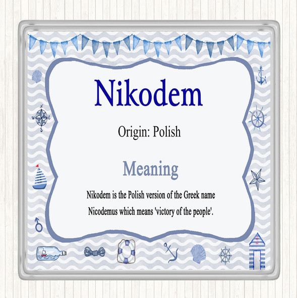 Nikodem Name Meaning Coaster Nautical