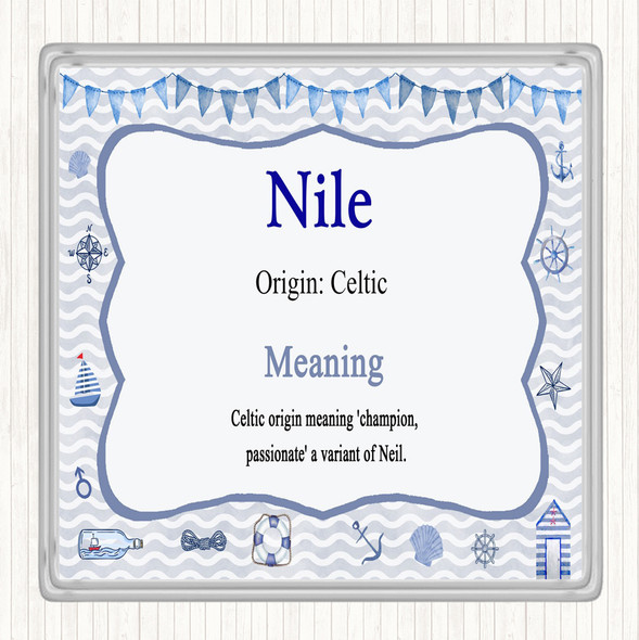Nile Name Meaning Coaster Nautical