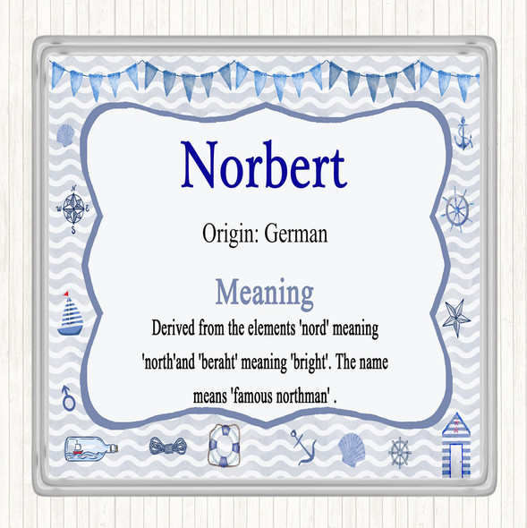 Norbert Name Meaning Coaster Nautical