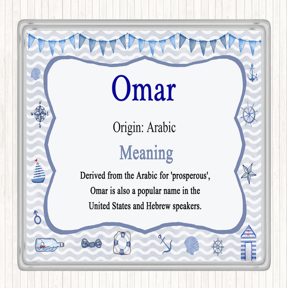 Omar Name Meaning Coaster Nautical