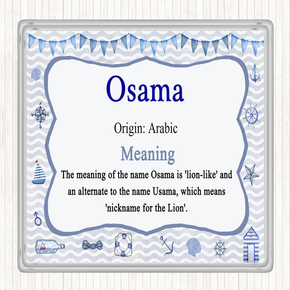 Osama Name Meaning Coaster Nautical