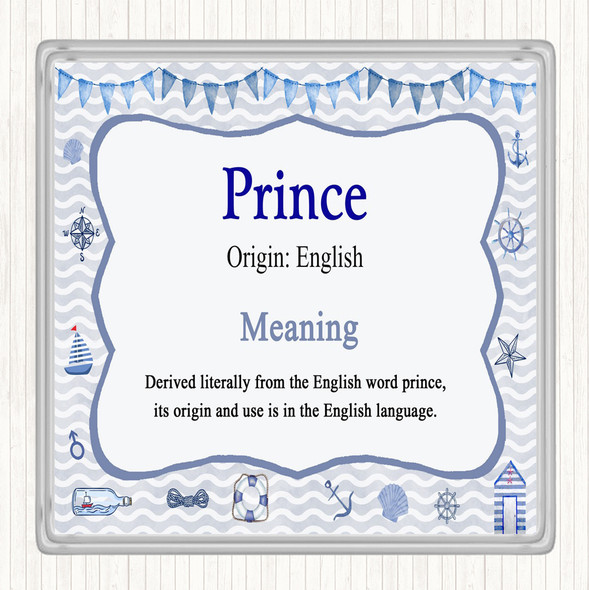 Prince Name Meaning Coaster Nautical