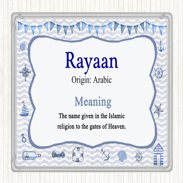 Rayaan Name Meaning Coaster Nautical
