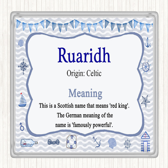 Ruaridh Name Meaning Coaster Nautical