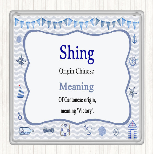 Shing Name Meaning Coaster Nautical