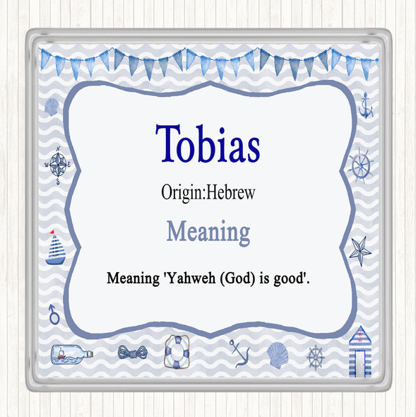 Tobias Name Meaning Coaster Nautical