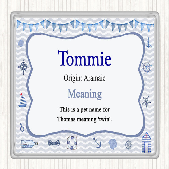 Tommie Name Meaning Coaster Nautical