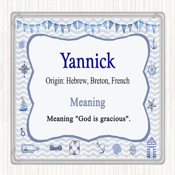 Yannick Name Meaning Coaster Nautical
