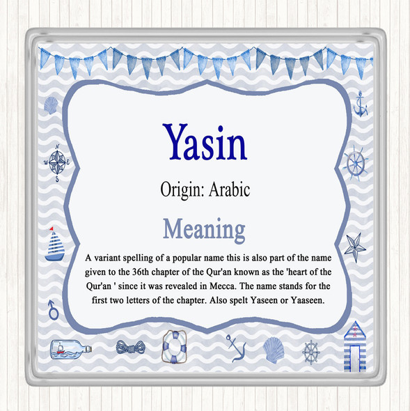 Yasin Name Meaning Coaster Nautical