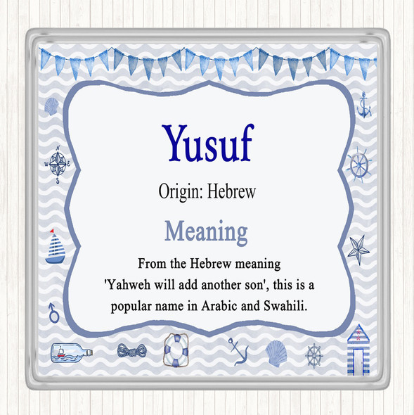 Yusuf Name Meaning Coaster Nautical