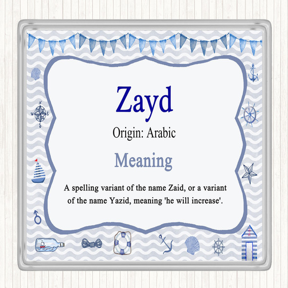 Zayd Name Meaning Coaster Nautical