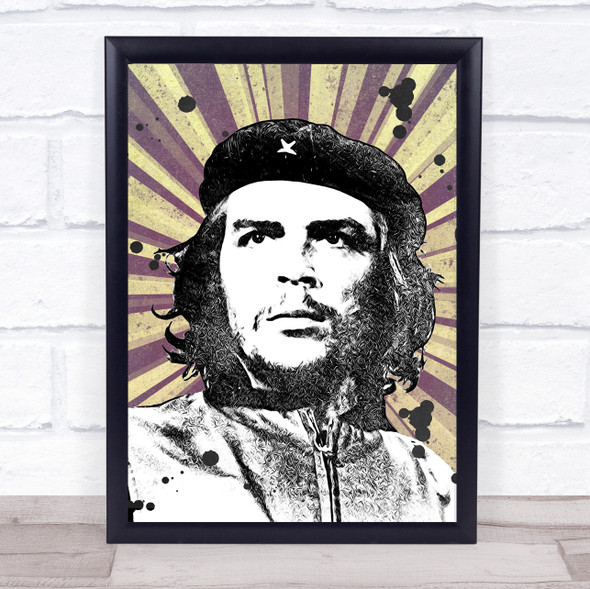 Chez Guevara Retro Funky Wall Art Print