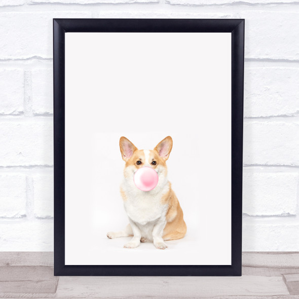 Chihuahua Dog Bubblegum Wall Art Print