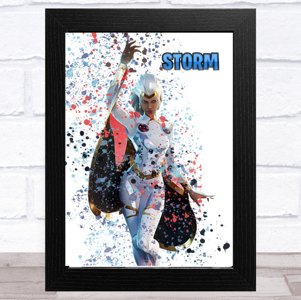 Splatter Art Gaming Fortnite Storm Kid's Room Children's Wall Art Print