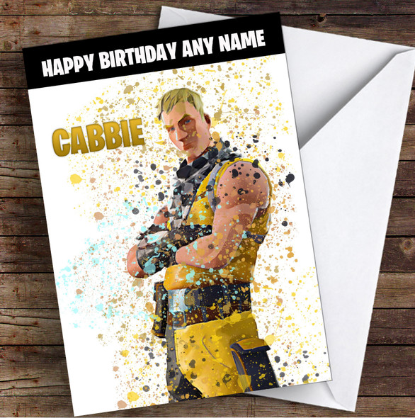 Fortnite Personalised Birthday Card Any Name/Relative