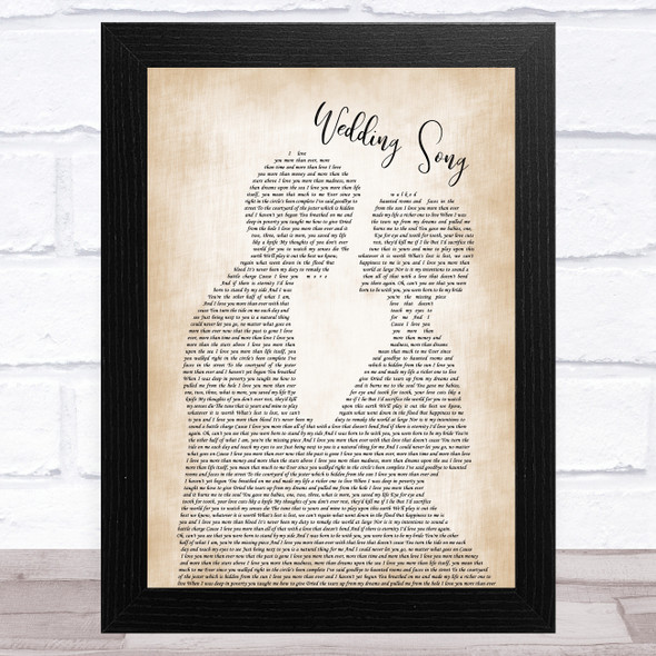 Bob Dylan Wedding Song Man Lady Bride Groom Wedding Song Lyric Music Art Print