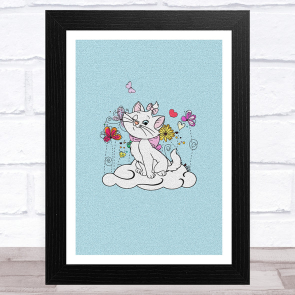 Marie The Aristocats Vintage Children's Kids Wall Art Print