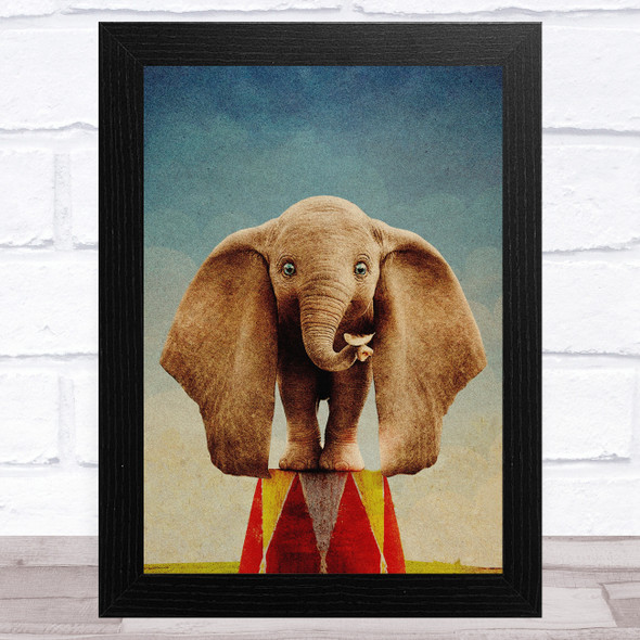 Dumbo Vintage Children's Kid's Wall Art Print