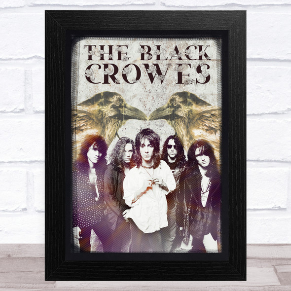 The Black Crowes Vintage Celeb Wall Art Print