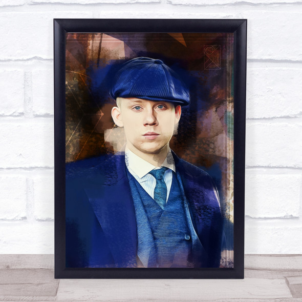 Peaky Blinders John Grunge Oil Wall Art Print