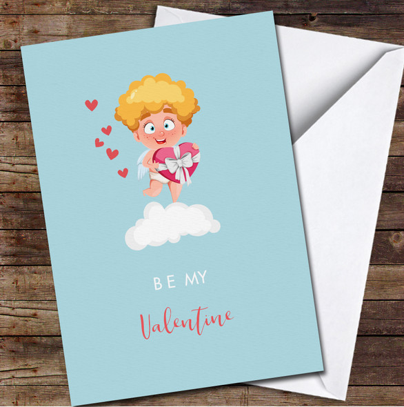 Funny Cupid Cartoon Character Personalised Valentine's Day Card