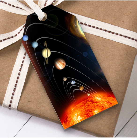 Solar System Space Children's Birthday Present Favor Gift Tags