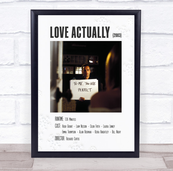 Love Actually Polaroid Movie Vintage Film Wall Art Poster Print