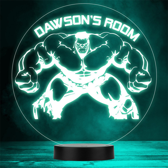 Hulk Vintage Retro Personalised Gift Colour Changing LED Lamp Night Light